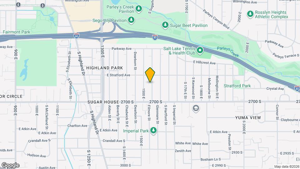 2642 Filmore St Map and Location Details