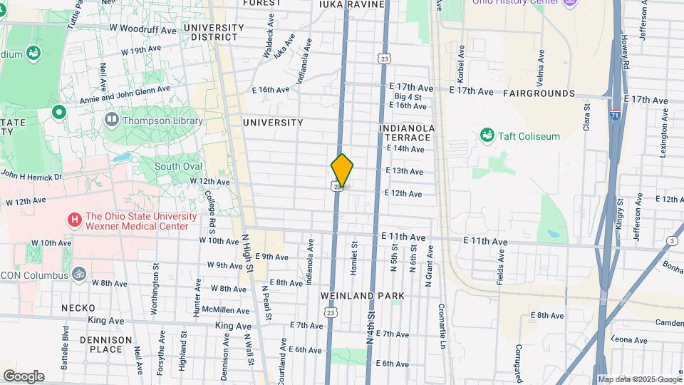 1638 Summit St Map and Location Details