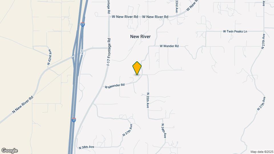 3442 W Meander Rd Map and Location Details