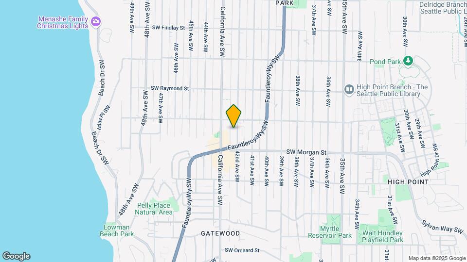 6321 42nd Ave SW Mapa y Detalles de la Ubicación