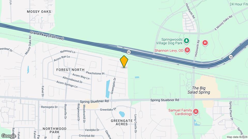 2915 Beacon Grove St Map and Location Details