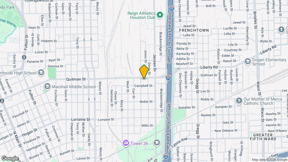 2308 Stevens St Map and Location Details