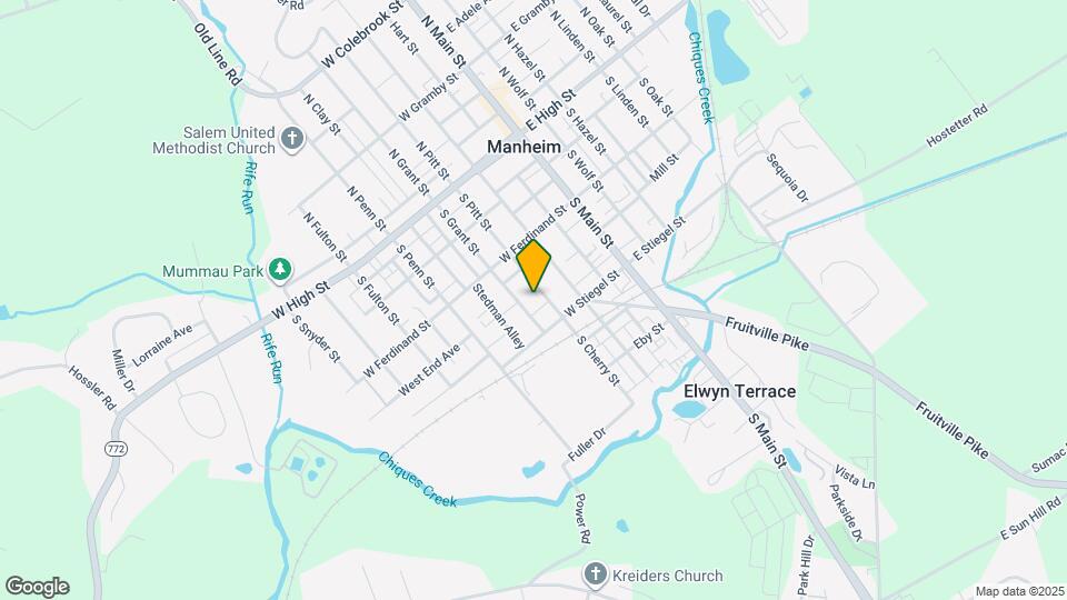 151 S Grant St Map and Location Details