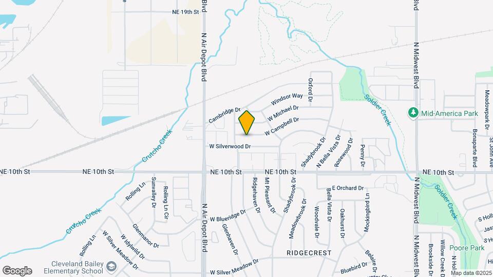 326 W Campbell Dr Map and Location Details