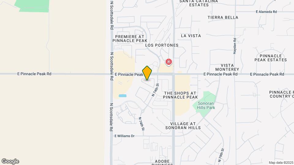 7338 E Casitas Del Rio Dr Map and Location Details