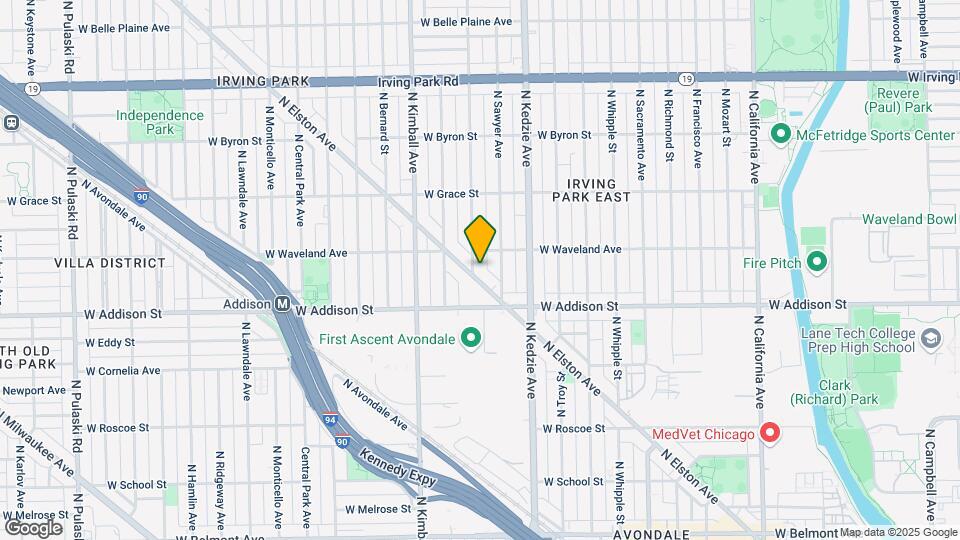 3637 N Spaulding Ave Map and Location Details