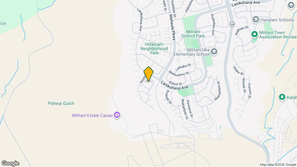 94-221-221 Kealakaa Pl Mapa y Detalles de la Ubicación