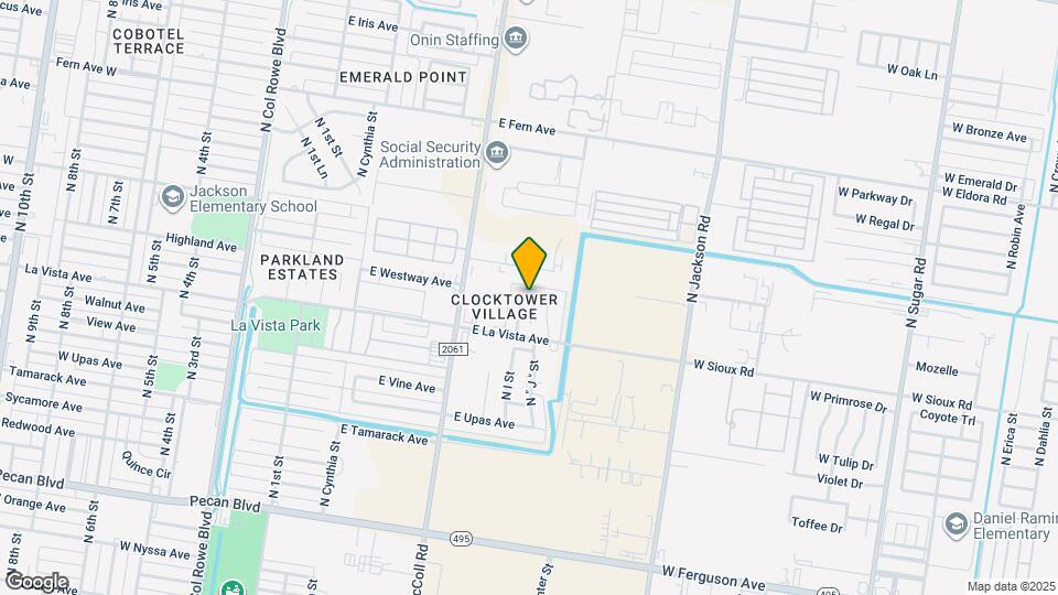 1013 E Westway Ave Mapa y Detalles de la Ubicación