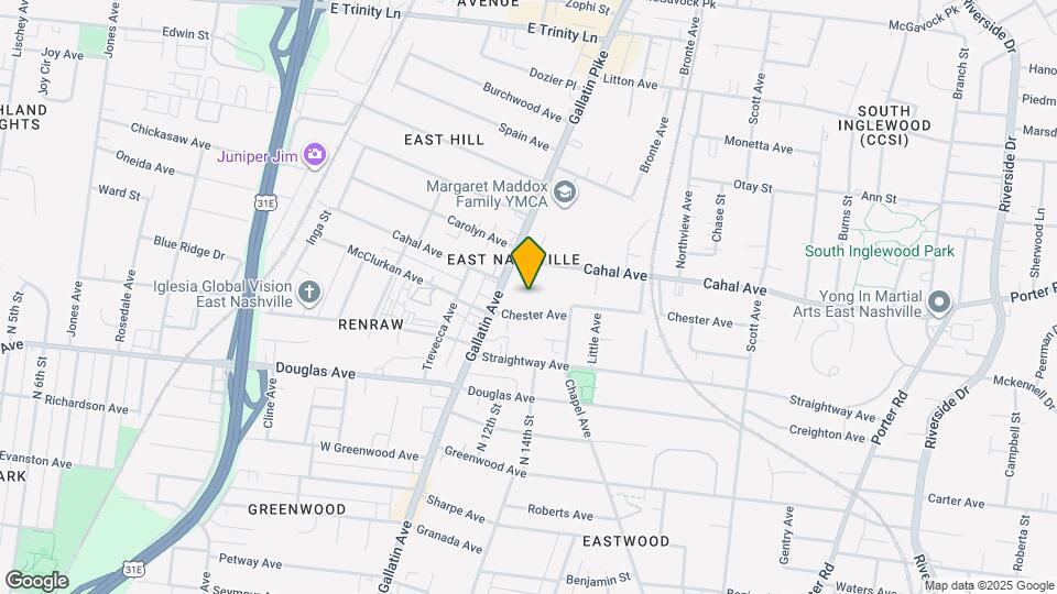 1035 Chester Ave, Unit 9 Map and Location Details