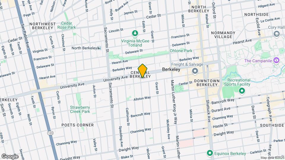 2015-2017 McGee Ave Mapa y Detalles de la Ubicación