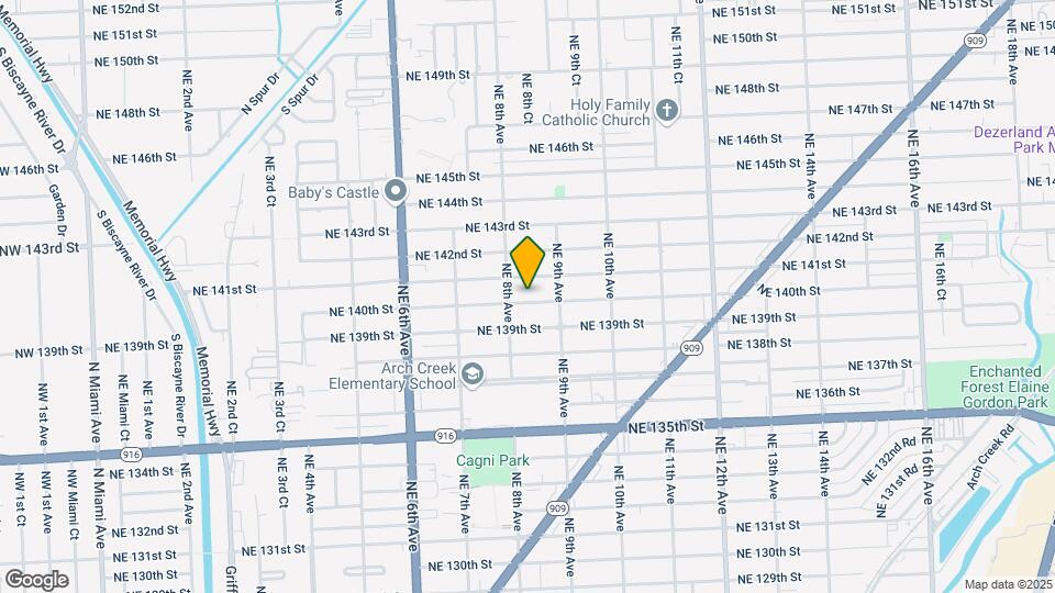 827 NE 140th St Map and Location Details