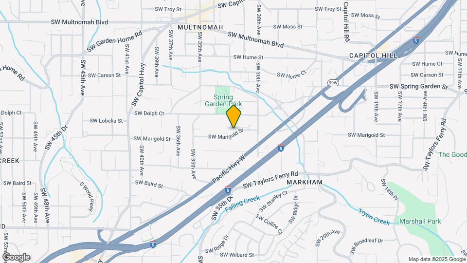 3213 SW Marigold St Map and Location Details