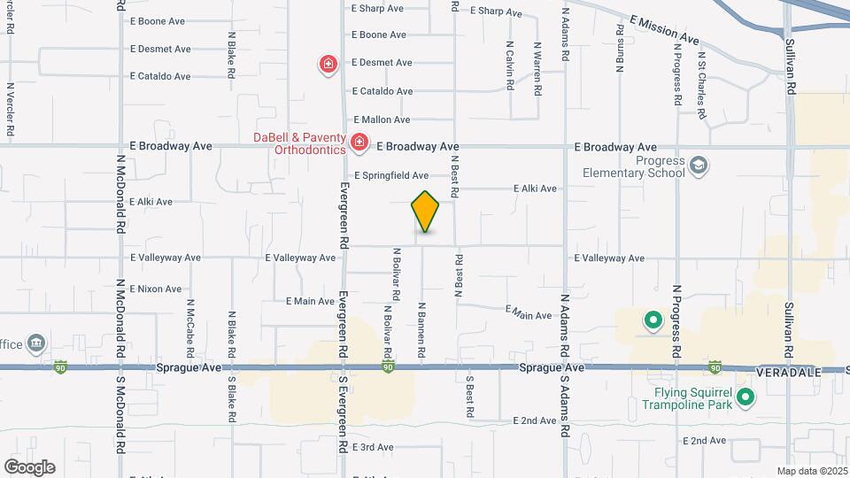 416 N Bannen Rd Map and Location Details