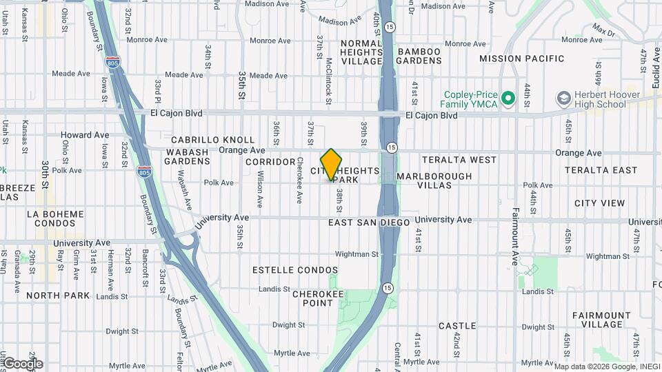 3727 Polk Ave, Unit 3727 Polk Ave Map and Location Details