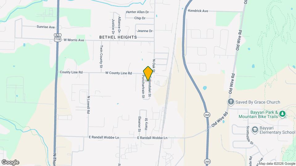 2780 Carondolet St Map and Location Details