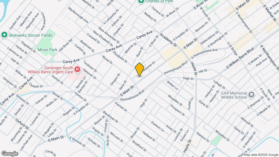 555-557 S Main St Mapa y Detalles de la Ubicación