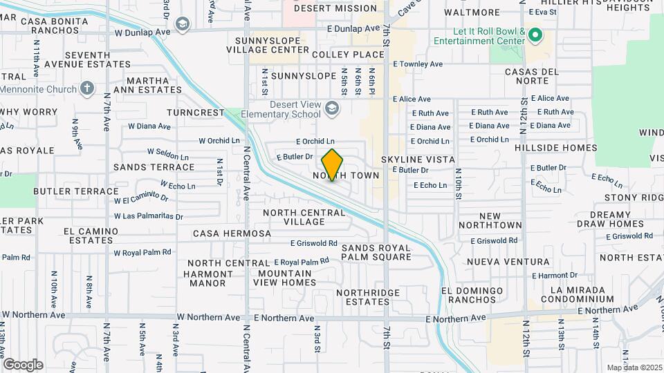 402 E Las Palmaritas Dr Map and Location Details