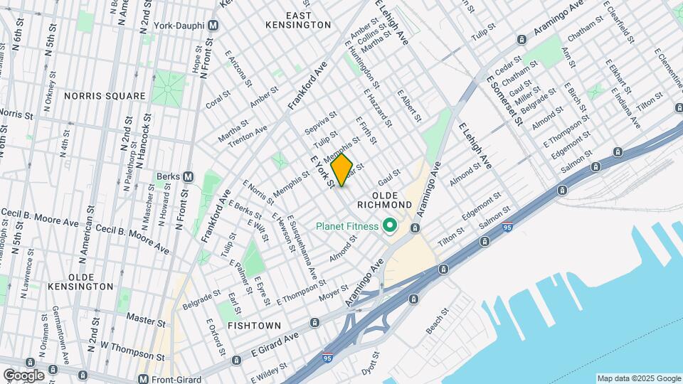 2419 E York St Map and Location Details