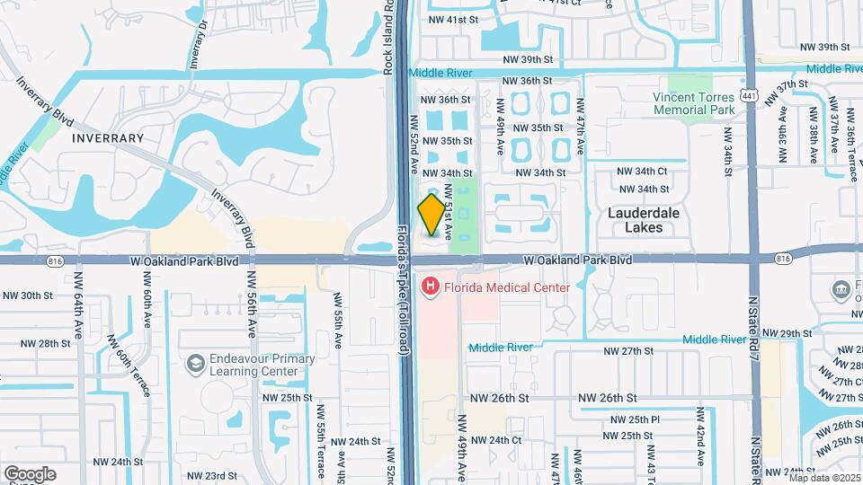 5121 W Oakland Park Blvd Map and Location Details