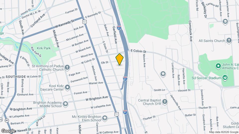 227 McKinley Ave Map and Location Details