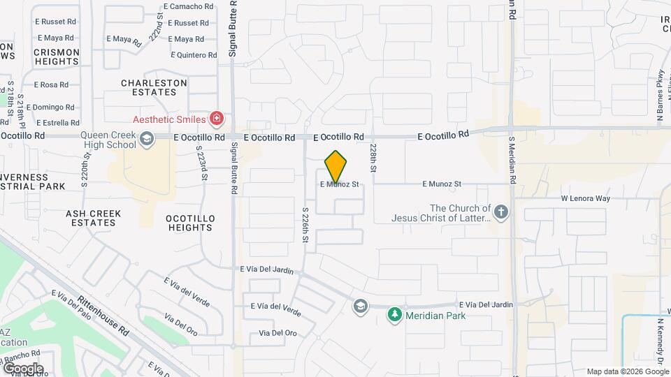 22689 E Munoz St Map and Location Details