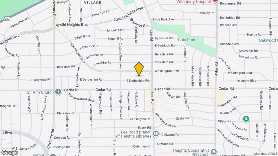 3149 E Derbyshire Rd Map and Location Details