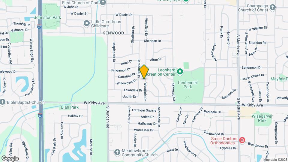 1309 Westfield Dr Map and Location Details