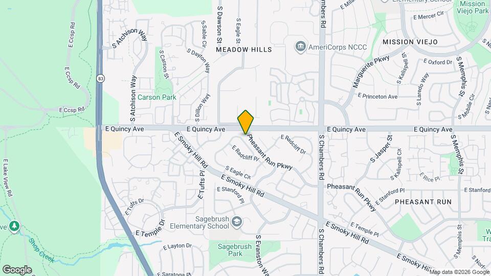 4325 S Eagle Cir Map and Location Details