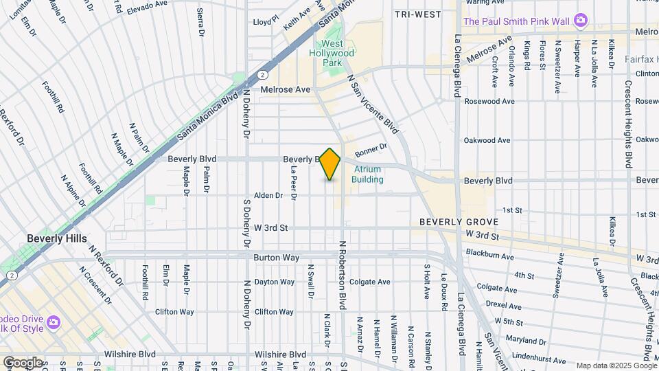122 N Clark Dr Map and Location Details