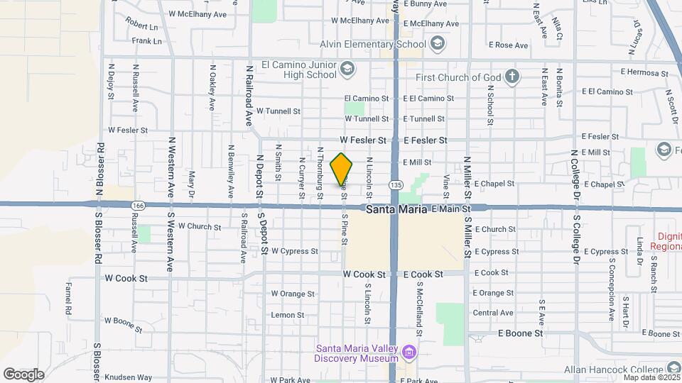 300 W Chapel St Map and Location Details