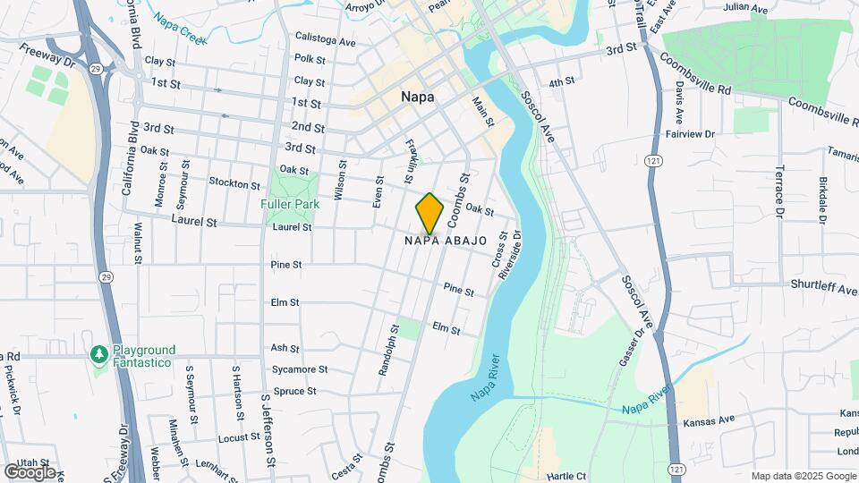 1237 Laurel St Map and Location Details