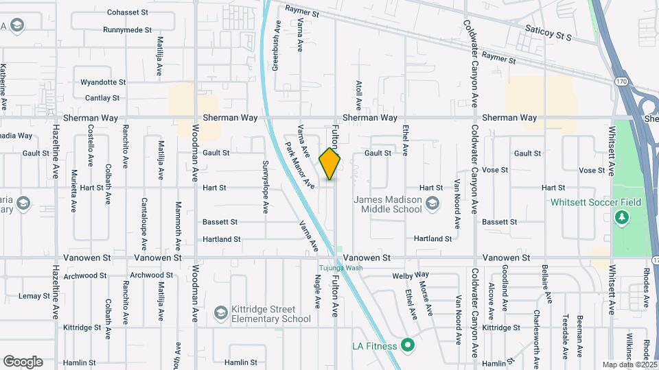 7003 Fulton Ave Mapa y Detalles de la Ubicación