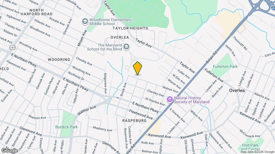 3814 Walnut Ave Map and Location Details