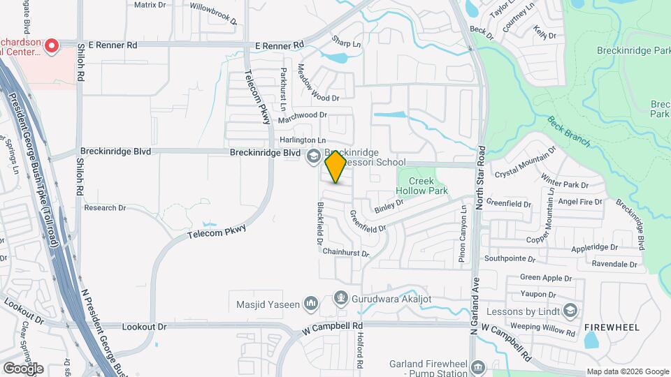3910 Compton Dr Map and Location Details