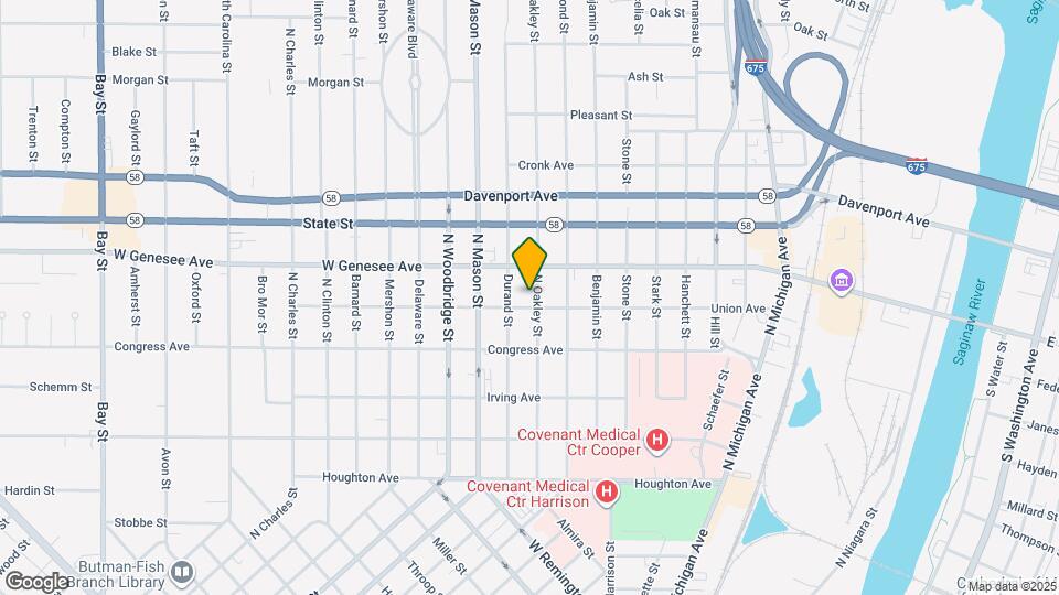 1907 N Oakley St Map and Location Details