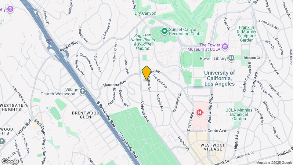 433 Kelton Ave Mapa y Detalles de la Ubicación