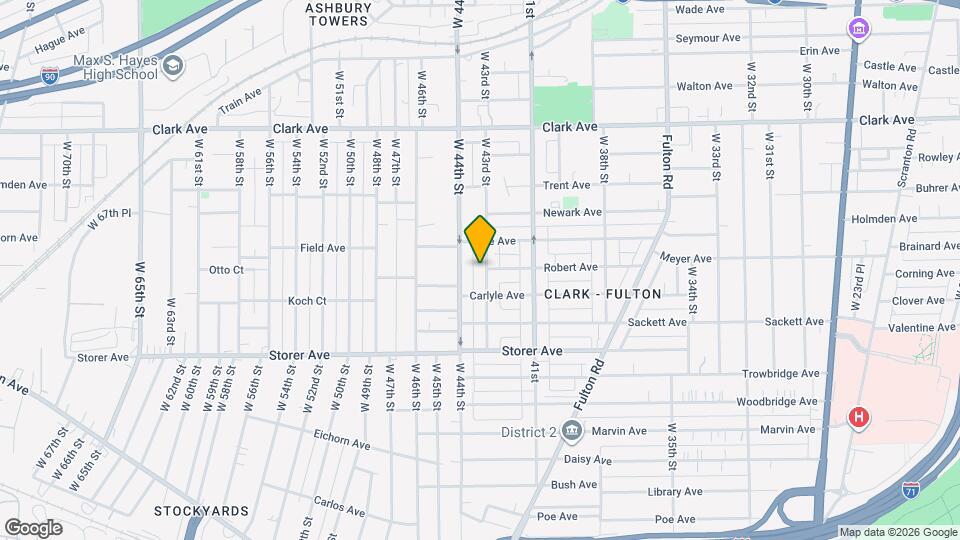 3260 W 43rd St Map and Location Details