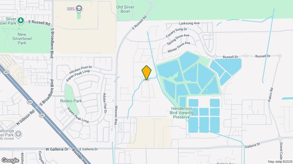 1039 Forest Falcon Dr Map and Location Details