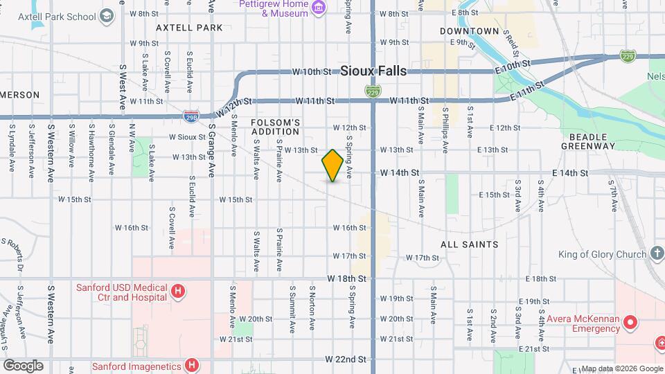 616 S Duluth Ave Map and Location Details