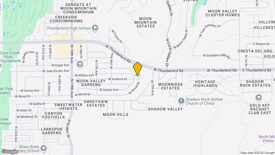 13220 N 14th Ave Map and Location Details