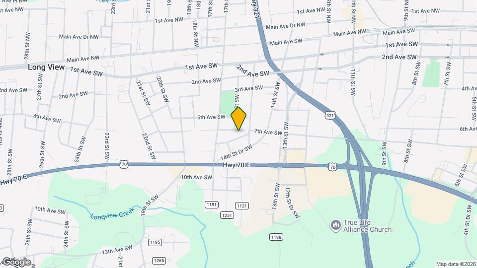 1522 7th Ave Dr SW Map and Location Details