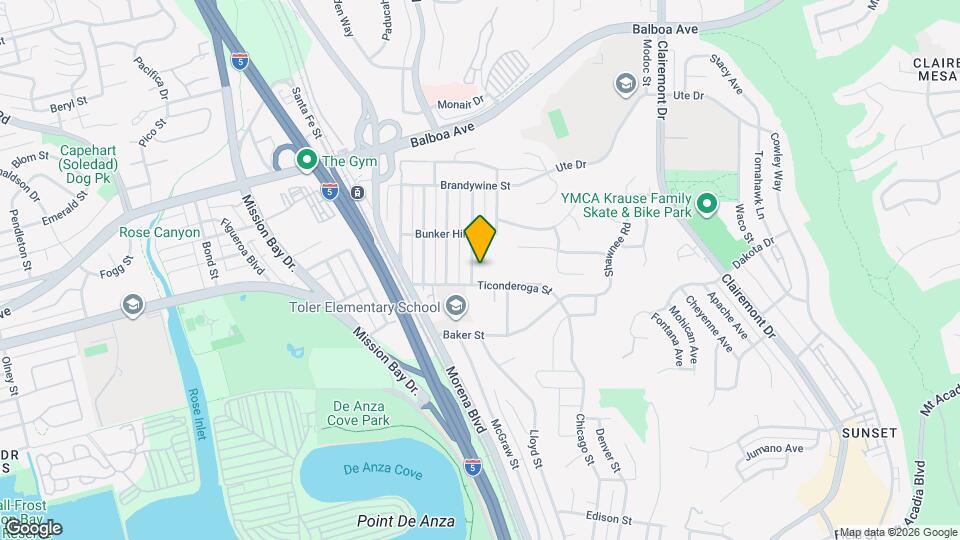 3527 Moultrie Ave Map and Location Details