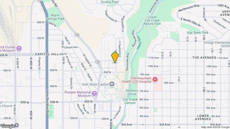 543 Cortez St Mapa y Detalles de la Ubicación