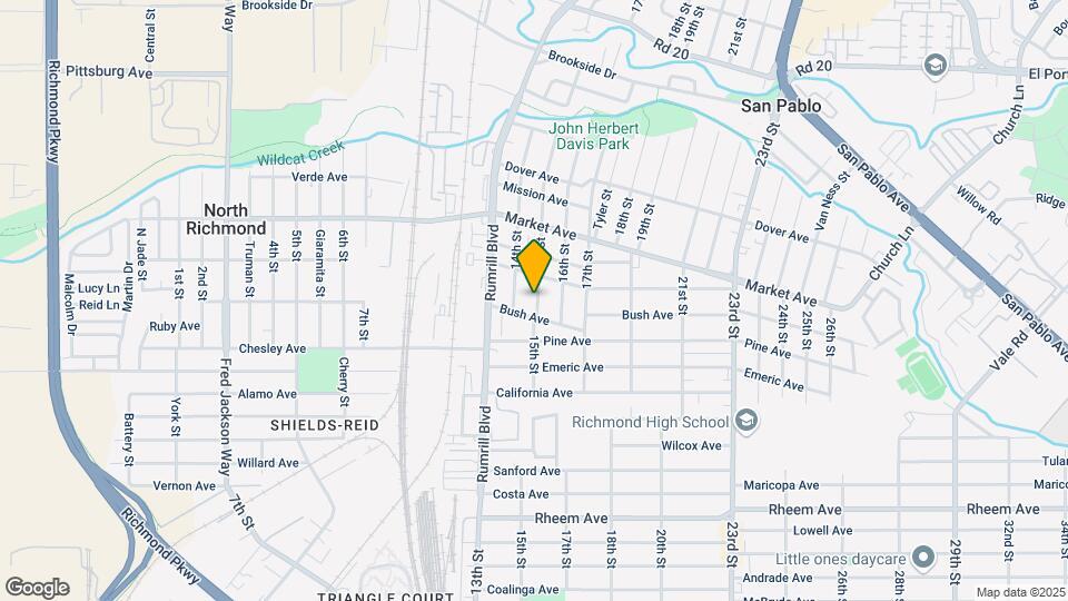 1641-1643 15th St Map and Location Details