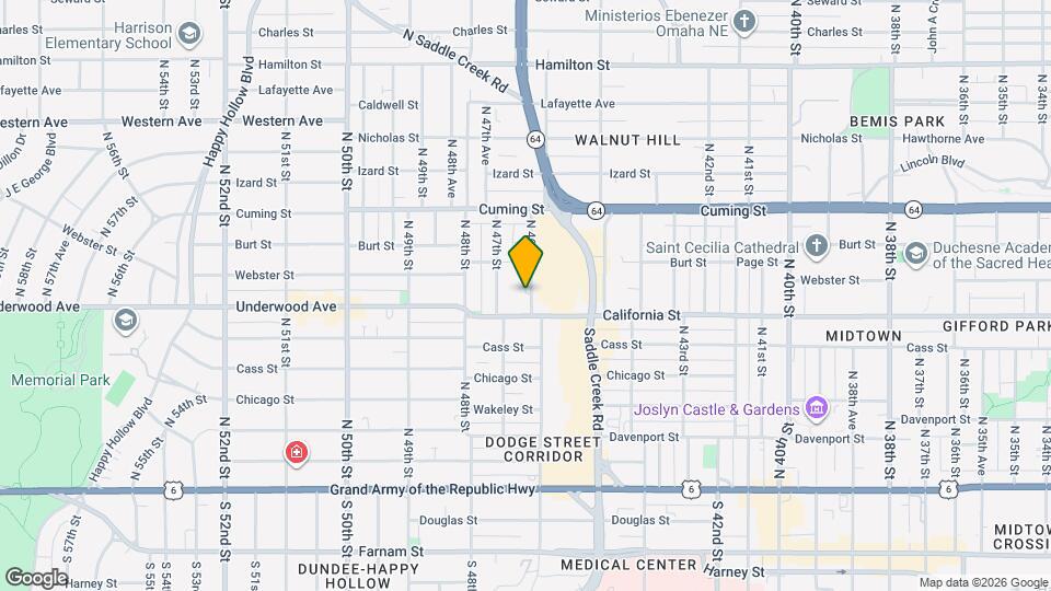 618 N 46th Map and Location Details