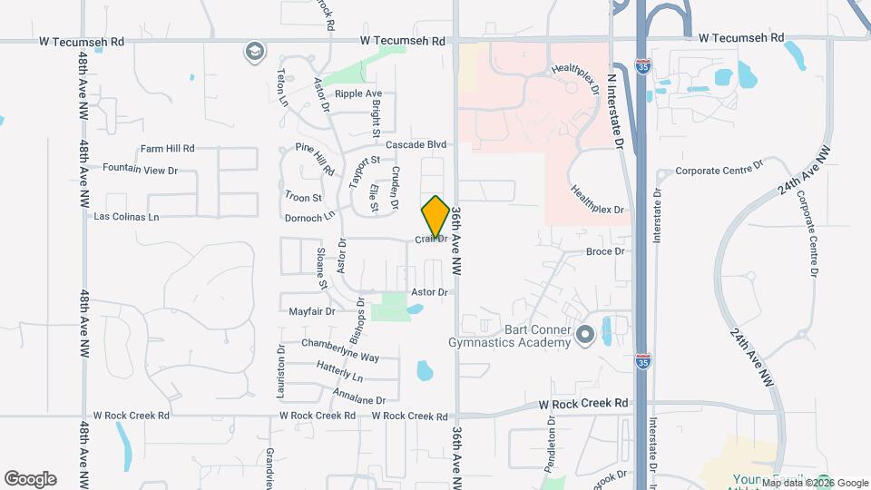 3612 Crail Dr Map and Location Details