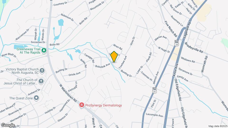 2001 Wren Rd Map and Location Details