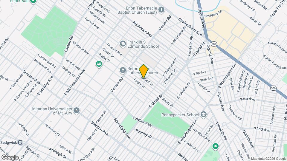 7900 Gilbert St Map and Location Details