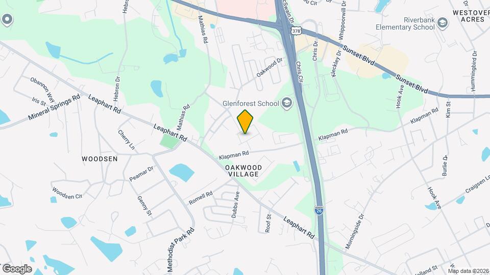 636 Spanish Oak Dr Map and Location Details