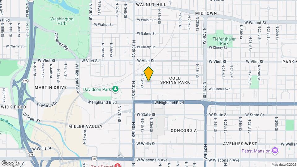 1219 N 33rd St Map and Location Details